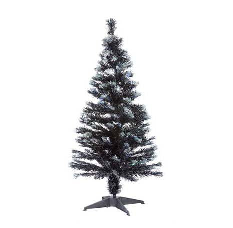 Christmas Fiber Optic Multi Colour White Strands Artificial Christmas Tree 120cm (4FT) 3927