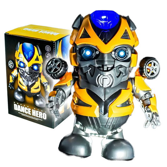 Dancing Hero Transformers Bumblebee with Lights & Sound Dancing Robot Transformer Toy