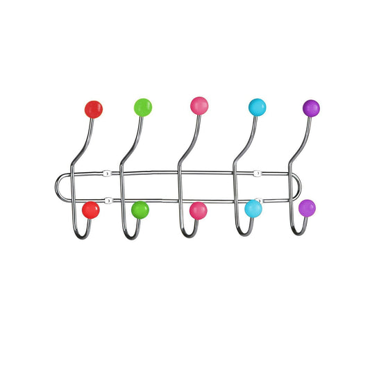 Chrome Clothes Hook Rack Storage Rack 40 cm 0882
