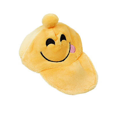 Emoji Soft Hat Cap Shaped Coin Purse 9 cm Assorted Designs 4956 p