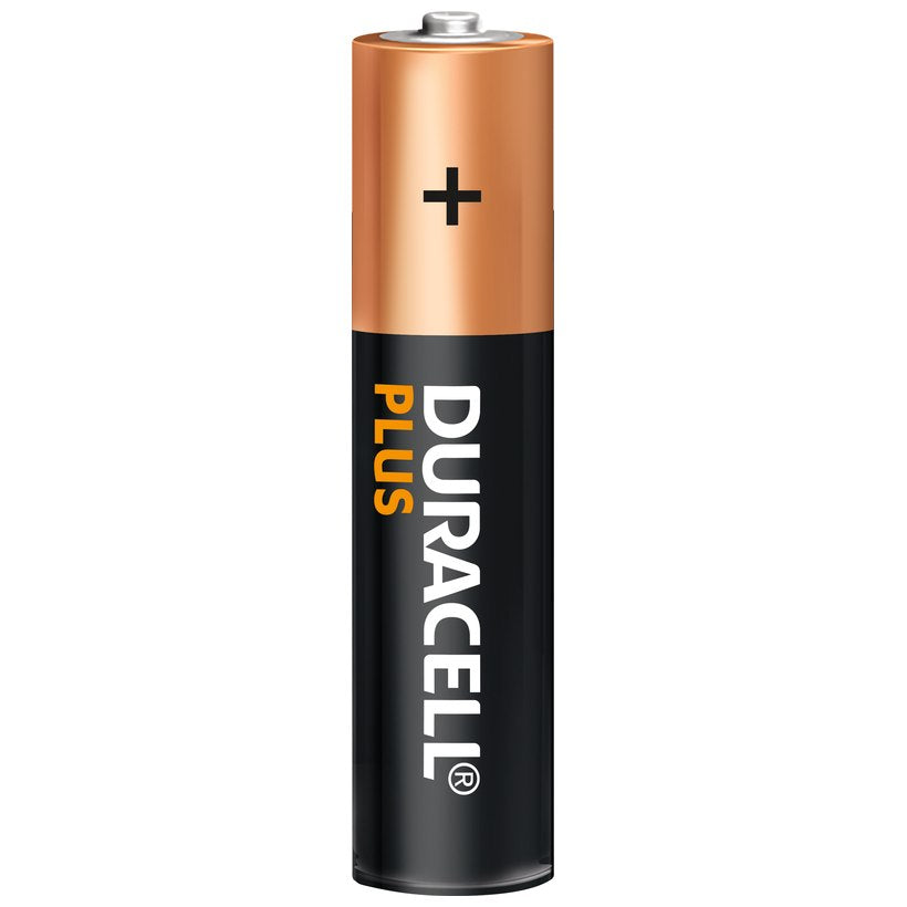 4x Duracell Plus AAA Batteries LR03 Non Rechargeable 2432 / MN2400B4PLUS