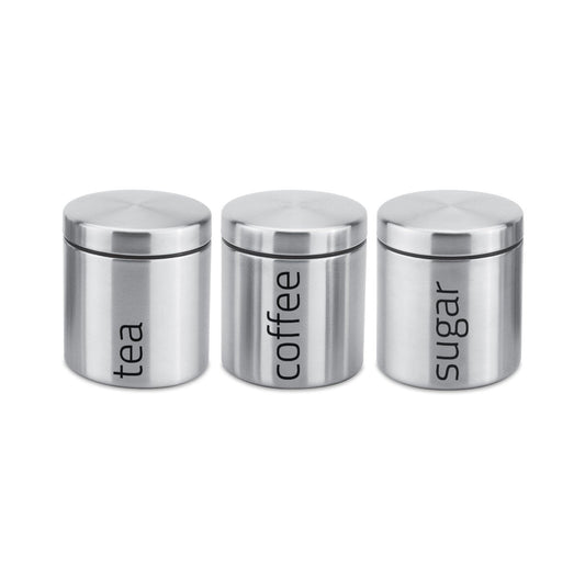 Gems Airtight Food Canister Set 3 Piece Set Quartz 10 x 12 cm 9535