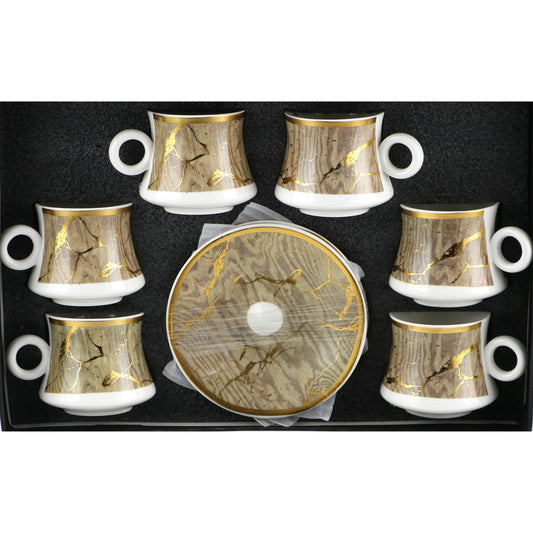 Durane Sylva Tea Set 12pc 200ml Assorted Colours 10524