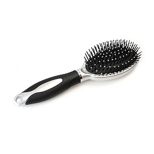 Plastic Oval Hair Brush 22.5 cm Assorted Colours 0183
