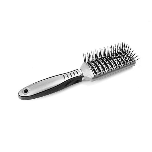 Fashion Hair Styling Rib Brush Plastic Salon Brush 20cm 2186  A