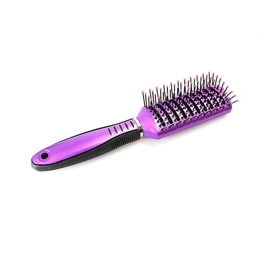 Fashion Hair Styling Rib Brush Plastic Salon Brush 20cm 2186  A