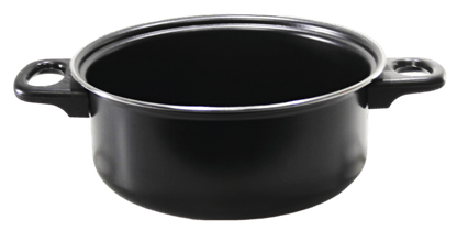 7Pc Cookware Pan Set Carbon Steel Non Stick Glass Lid 6645