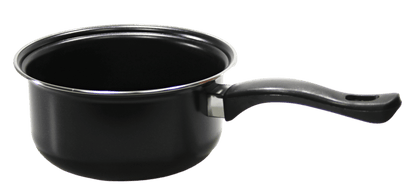 7Pc Cookware Pan Set Carbon Steel Non Stick Glass Lid 6645
