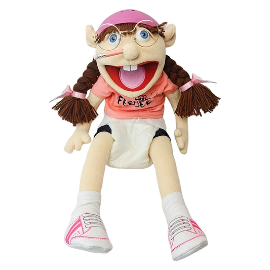 Jeffy Feebee Hand Puppet Soft Stuffed Plush Toy Doll