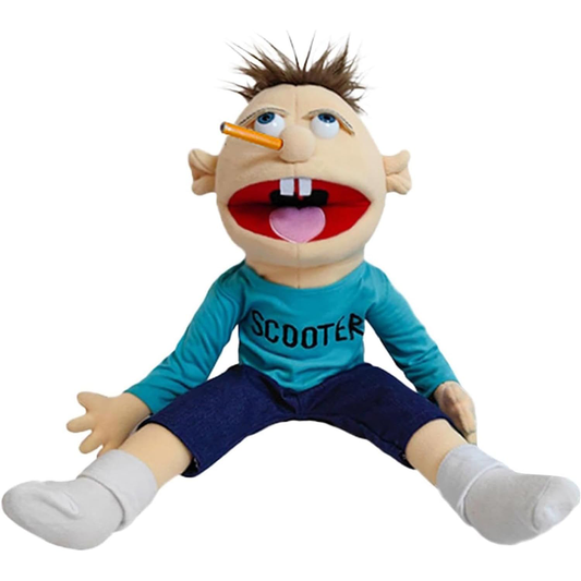 Jeffy Scooter Hand Puppet Soft Stuffed Plush Toy Doll