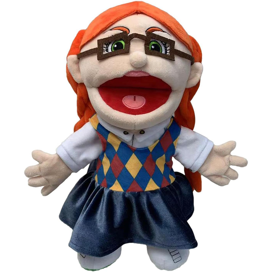Jeffy Teacher Penelope Hand Puppet Soft Stuffed Plush Toy Doll