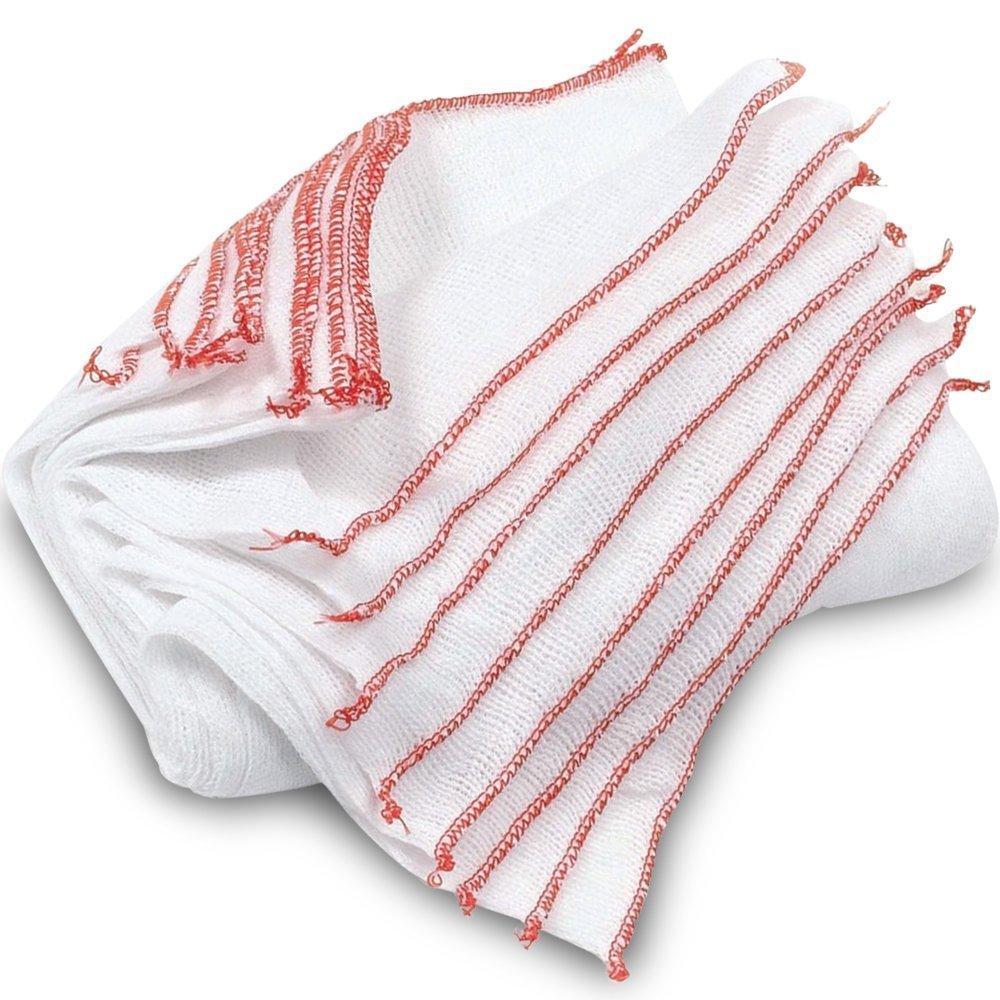 White Dish Cloth 10 x 12" Pack of 15 LL5002