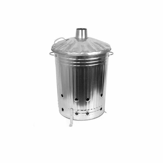 Portable Mini Galvanised Steel Garden Fire Bin Incinerator For Burning Wood 4902/FBS