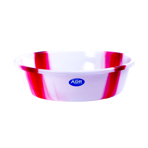 16" Plastic Washing Bowl Basin Tie Dye Print Assorted Colours MX4077 A