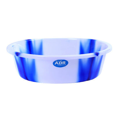 16" Plastic Washing Bowl Basin Tie Dye Print Assorted Colours MX4077 A