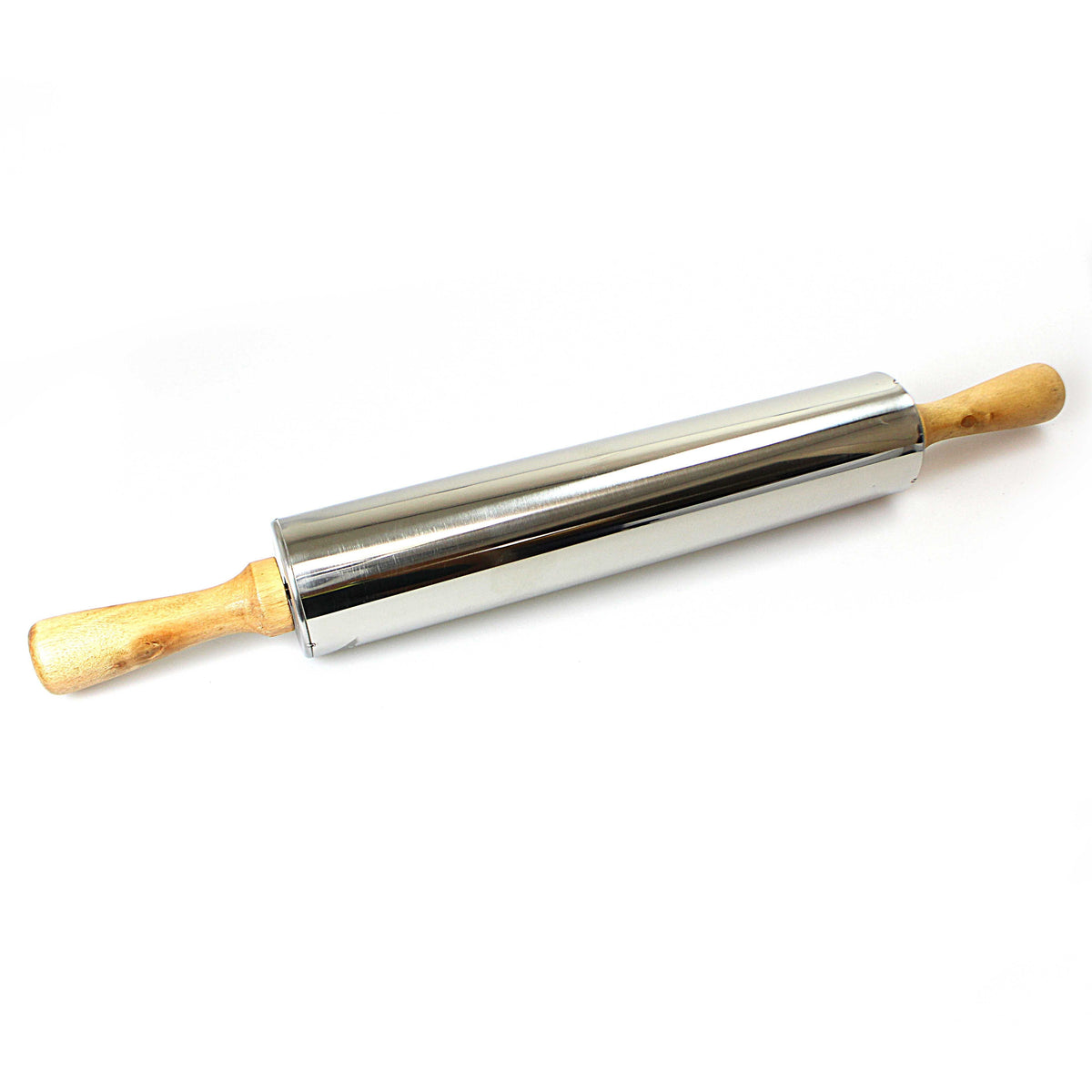 Wooden Handle Stainless Steel Roller Chapatti Baking Roller 2547 – UK ...