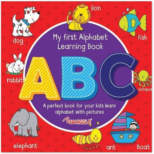 My First ABC/123 Learning Book Assorted Designs 21 x 21 cm P2853