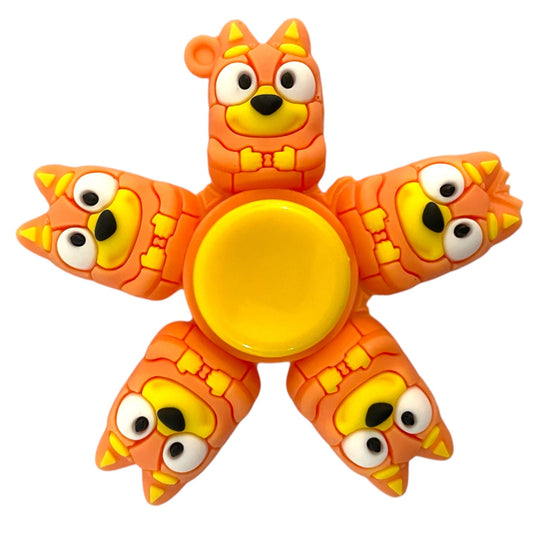 Bingo/Bluey Style Fidget Spinner with Case