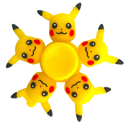 Pikachu Pokemon Style Fidget Spinner with Case