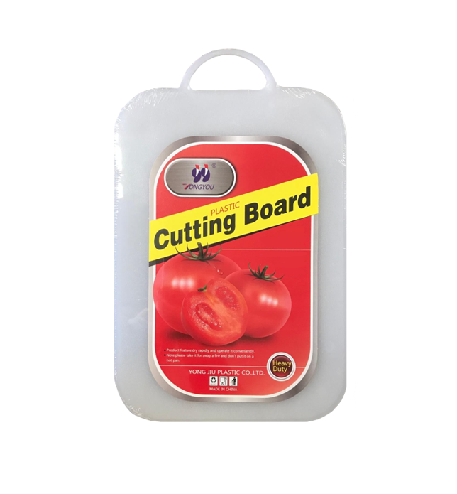 White Plastic Chopping Cutting Board 25 x 40 cm SG9073