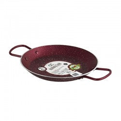 ASHLEY Non Stick Paella Pan 27cm Steel Handles STB0042 STK27-RED
