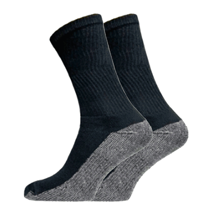 Work Socks Pack of 5 Heavy Duty Size 6-11 Cotton Rich