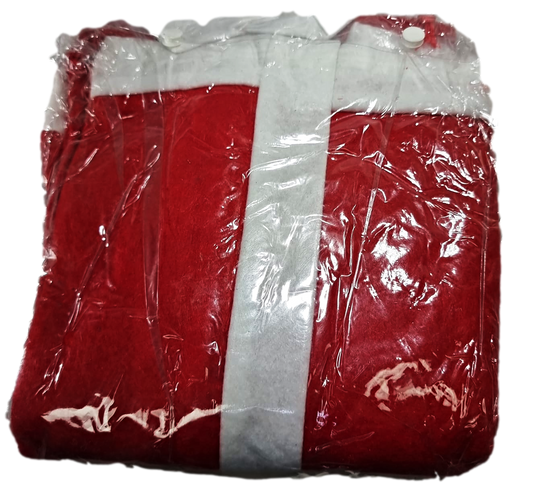 Christmas Santa Claus Outfit Suit One Size Age 6-9 Years 1764