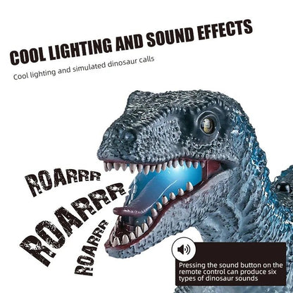 Remote Control RC Velociraptor Dinosaur with Sound & Lights