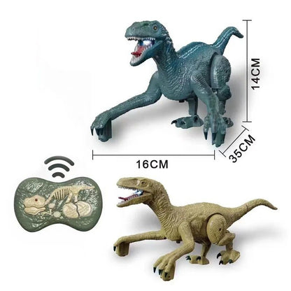 Remote Control RC Velociraptor Dinosaur with Sound & Lights