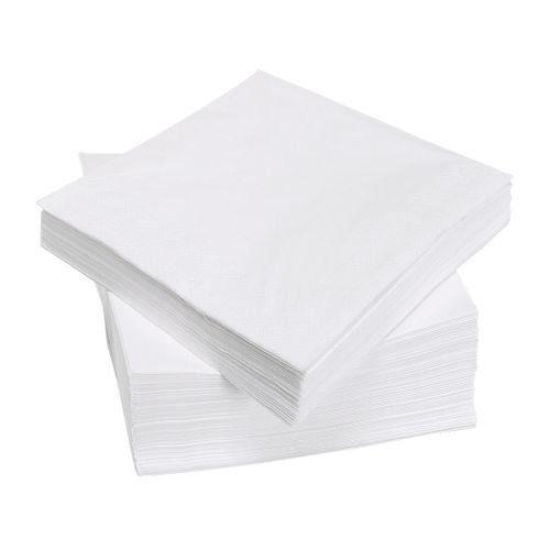 100 Pack Tableware Soft Party White Paper Napkins 30cm x 30cm 30WH100 A