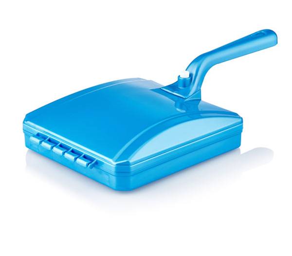 4-Way Carpet Brush Crumb Collector with Handle Assorted Colours ZP109