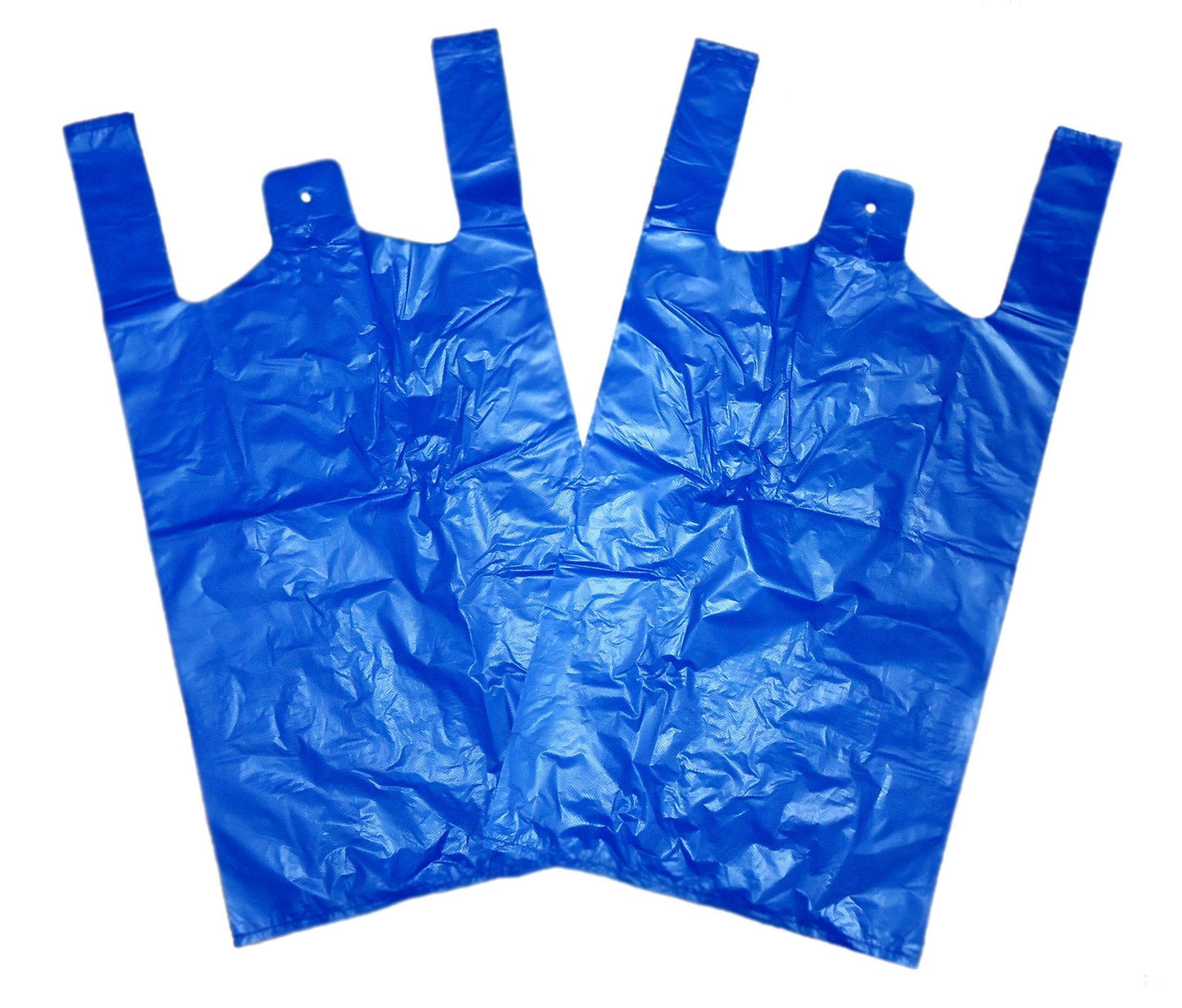 1000 Pack Disposable Plastic Bags Large Blue BR2  A