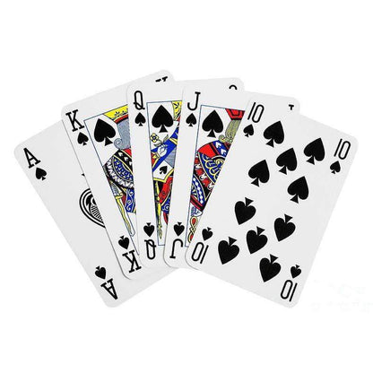 2 Pack Vegas Style Plastic Playing Cards with 3 Dice 1734 A
