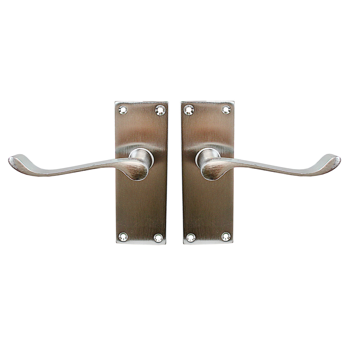4" Vic Scroll Latch Handle Chromed 0846 A