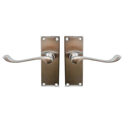 4" Vic Scroll Latch Handle Chromed 0846 A