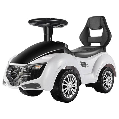 Ride On Walk on Car Stride-to-Ride - Silver With Sound & Lights