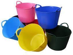 Small Flexi Tub DIY Storage Bucket 19L Assorted Colours LL5115