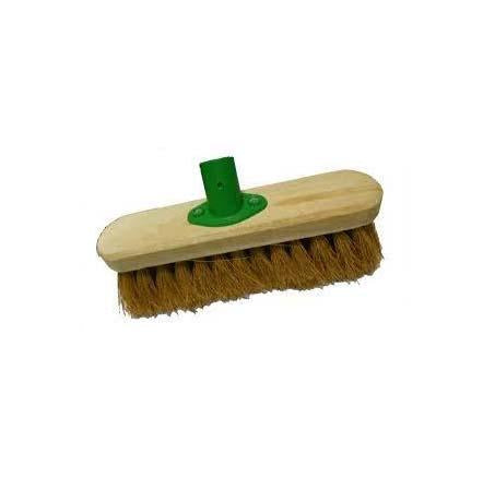 10" Soft Coco Garden Wooden Broom Brush Head BHC255B1