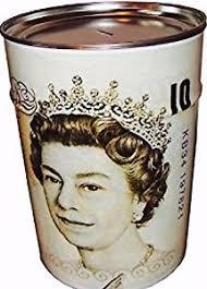 MTL (2.75) Large Coin Money Tin Piggy Bank Savings Box 17cm x 22cm 2296 A W10 TIN006A
