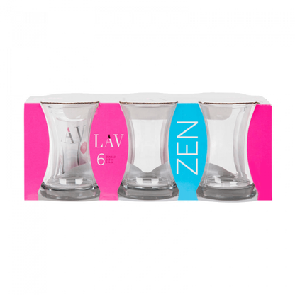 Zen Tea Glass 155cc Set of 6 ZEN313