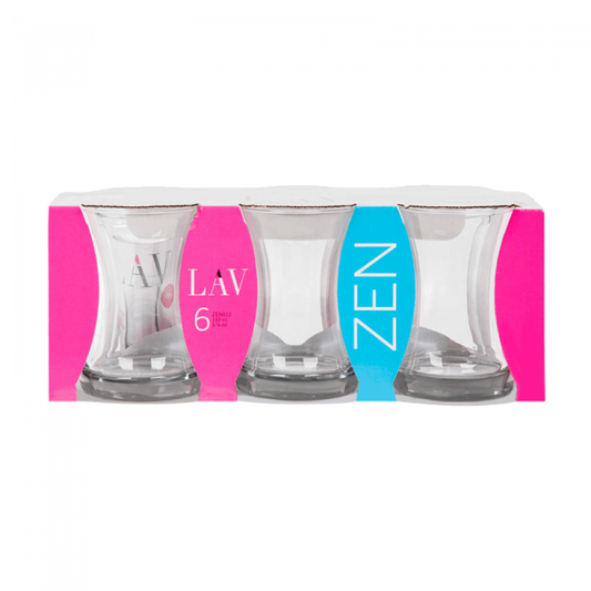 Zen Tea Glass 155cc Set of 6 ZEN313