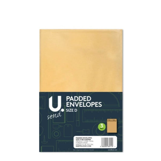 3 Pack Size D Office Home Supplies Padded Envelopes P2216