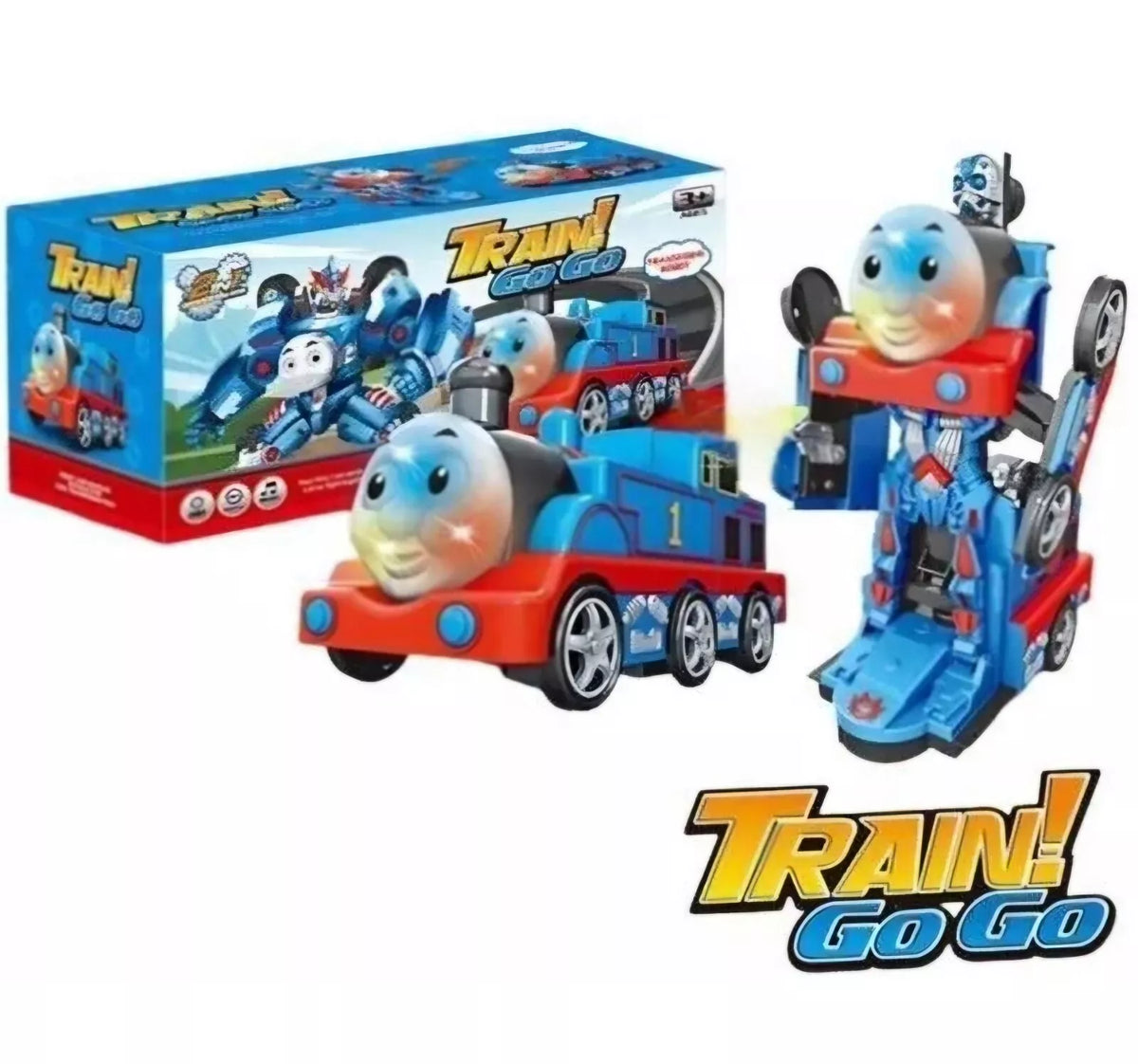 Thomas The Tank Engine 2 in 1 Transforming Robot Go Go Train Toy with ...