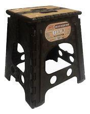 Plastic Medium Folding Stool Assorted Colours K0271 / THL979