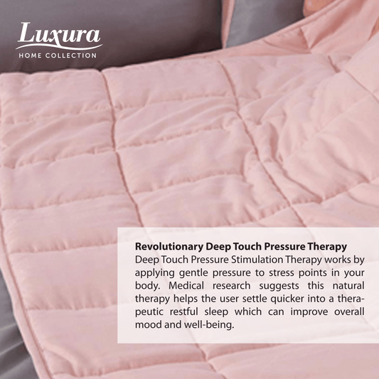 Weighted Blanket 150cm x 200cm 8kg Pink 4611