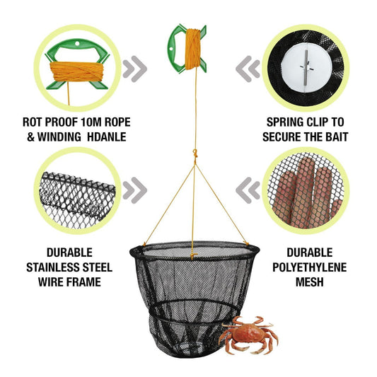 10m Deluxe Crayfish & Crab Net 6609