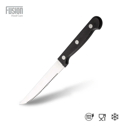 Stainless Steel Serrated Edge Steak Knives Pack of 6 7345
