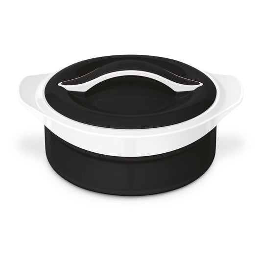 SQ Zenith Insulated Casserole Set 3pc Black-White 1L-1.5L-2.5L 9571