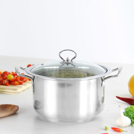 Stainless Steel Stockpot GEMS Sq Pro Quartz 4 Pack 3.7, 4.7, 5.8 Litre 9581 / 3472 (Big Parcel)